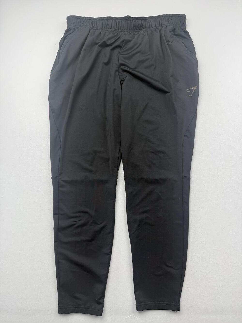 Gymshark Pants Mens 2XL Black Joggers Elastic Waist Pockets Athletic Running GYM